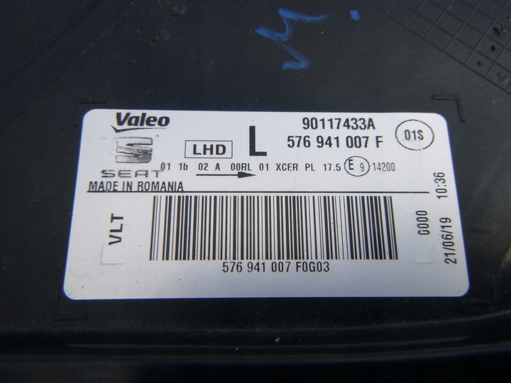 фото №3, Seat ateca ліва лампа перед повний led