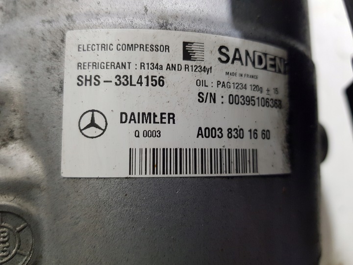 фото №9, Mercedes w212 рестайлінг 2.2 cdi гібрид компресор компресор кондиціонера
