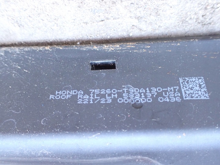фото №8, Рейлинги пара honda pilot 4 yg2 3.5 4x4 2023