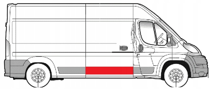 фото №3, Fast планка зовнішній ducato 06-/ 14- двері