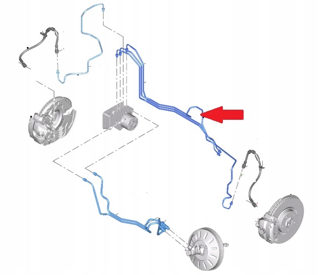 фото №5, Трубка  тормозной жёсткий ford focus mk4 kuga mk3 lh oem номер 2505004
