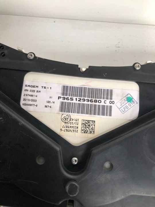 фото №9, Блок керування  комплект стартовий peugeot 307 2.0 hdi 0281011248