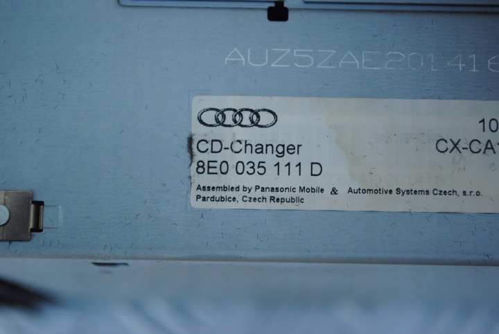 фото №5, Чейнджер cd changer 8e0035111d audi a3 8p