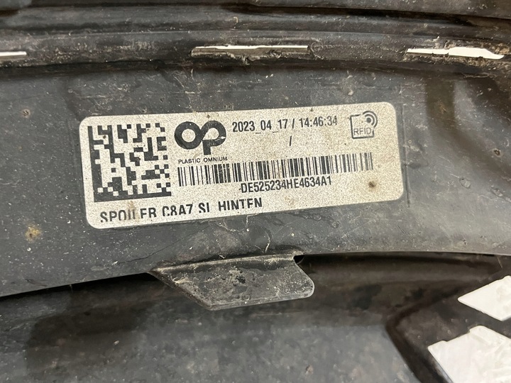 фото №14, Audi a7 c8 4k8 s line дифузор заднього бампера 4k8807521b org fv wys 24h