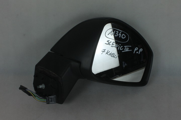 фото №7, Дзеркало правий перед зовнішні renault scenic iii 3 рестайлінг fl праві 7кабелі