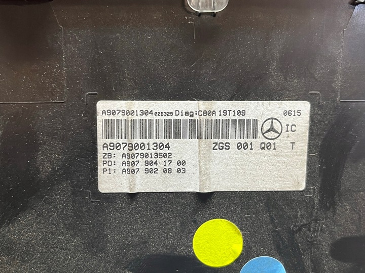 фото №5, Mercedes w907 спидометр приборы a9079001304 uk
