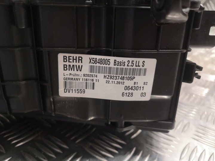 фото №9, Обігрівач повітродувка bmw f01 f10 f11 базовий європа