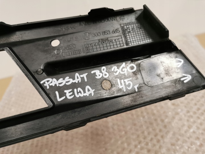 фото №9, Vw passat b8 3g0 решётка бампера передней левая 3g0853665