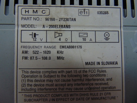 фото №4, Радіо cd mp3 блютуз hyundai ix35 09-17rok