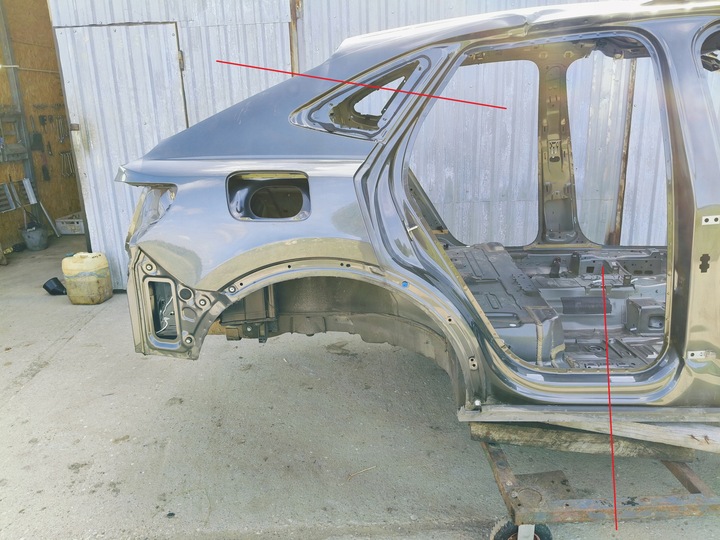 фото №9, Audi q3 ii f3 sportback 1.4tfsi e 2024r чверть права зад колір: lz7s