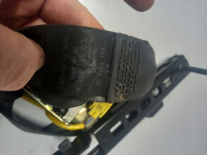 фото №5, Pas безопасности левое зад vw touareg 7l0857805a