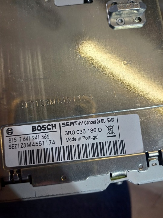 фото №6, Магнітола заводські cd seat exeo nr. 3r0035186d