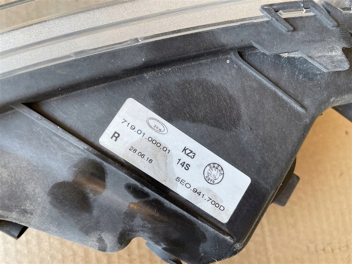 фото №6, 2x галоген перед лівий + правий skoda octavia iii 3 12-16r