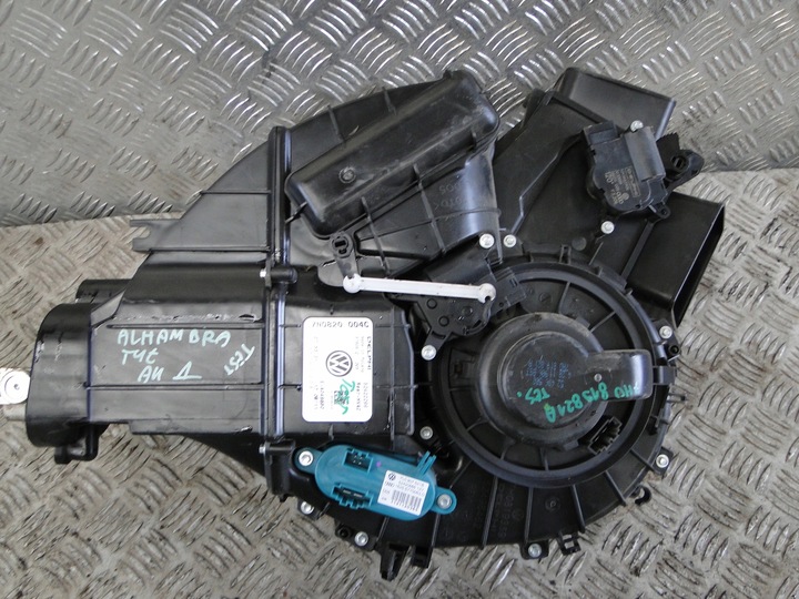 фото №3, Отопитель воздуходувка зад seat alhambra 7n 7n0 7n0820004c 7h0819821a