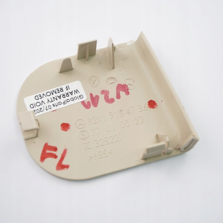 фото №11, Mercedes w211 w219 заглушка сиденья левый перед beż