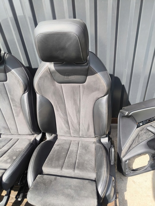 фото №9, Сиденье сиденья кожа комплект s line audi a4 b9 кожа алькантара ролеты подогрев