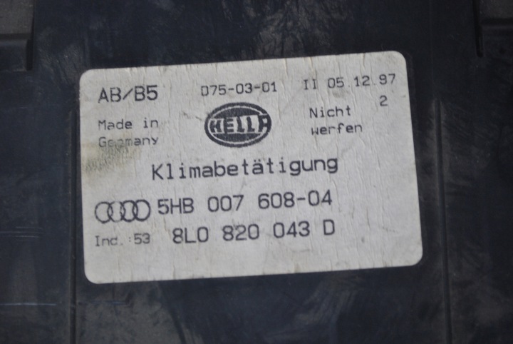 фото №6, Панель повітропровід audi a3 8l 8l0820043d