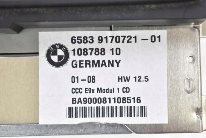 фото №11, Радио радиопроигрыватель dvd навигация 9170721-01 bmw e90 e91 04-10