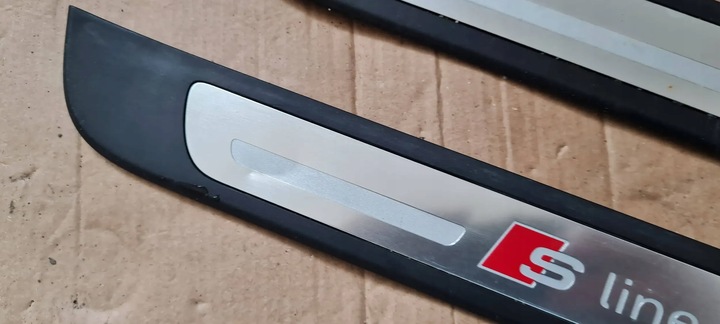 фото №10, A6 c7 4g рестайлінг планка планки накладки порогові перед зад ліві праві