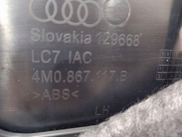 фото №14, 4m0867117b 4m1867105d обивка боковина дверь левый перед audi q7 4m 15-19r
