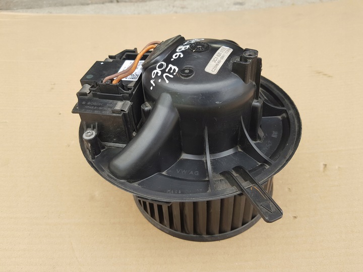 фото №7, Повітродувка повітропровід + резистор / vw passat b6 b7 touran i altea / перевірена