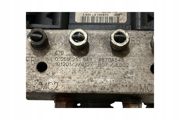 фото №7, Насос abs mitsubishi i-miev левая сторона 0265251549