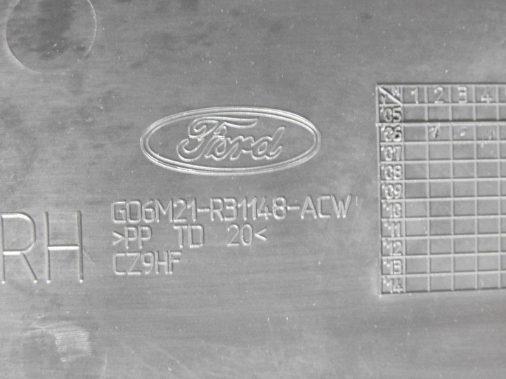 фото №9, Оббивка багажника праві зад ford s-max mk1