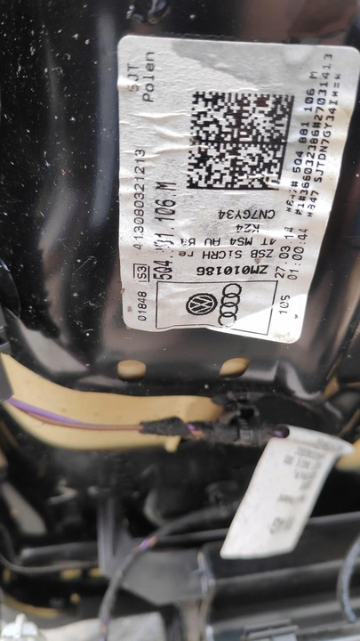 фото №8, Сидіння правий перед подушка безпеки uk volkswagen golf vii hb