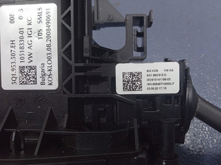 фото №5, Skoda octavia iv перемикач комбінований підкермові важелі стрічка 5q1953507eh