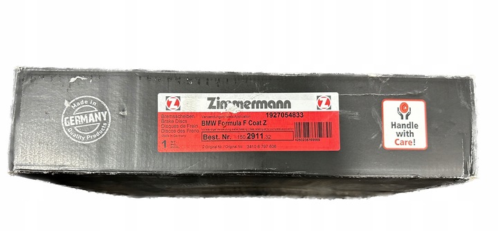 ДИСК ГАЛЬМІВНИЙ ZIMMERMANN 150.2911.32 BMW F30 F31 F32 F33 F34 F36 F80 F82