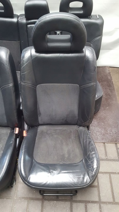 фото №9, Сиденья обшивки кожа комплект mitsubishi outlander i