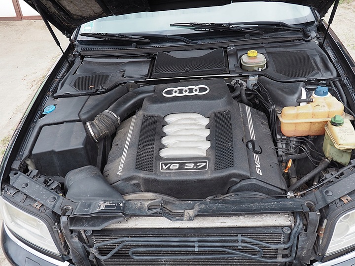 фото №8, Audi a8 d2 fl 3,7 v8 вентилятор віско віскоза 077121350d 077121301b комплект