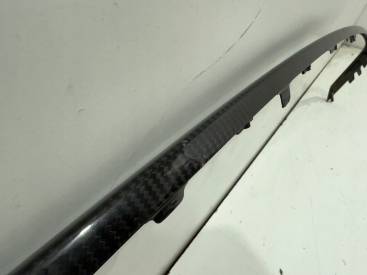 фото №6, Audi s8 d4 рестайлинг задняя планка диффузор карбон спойлер оригинал !