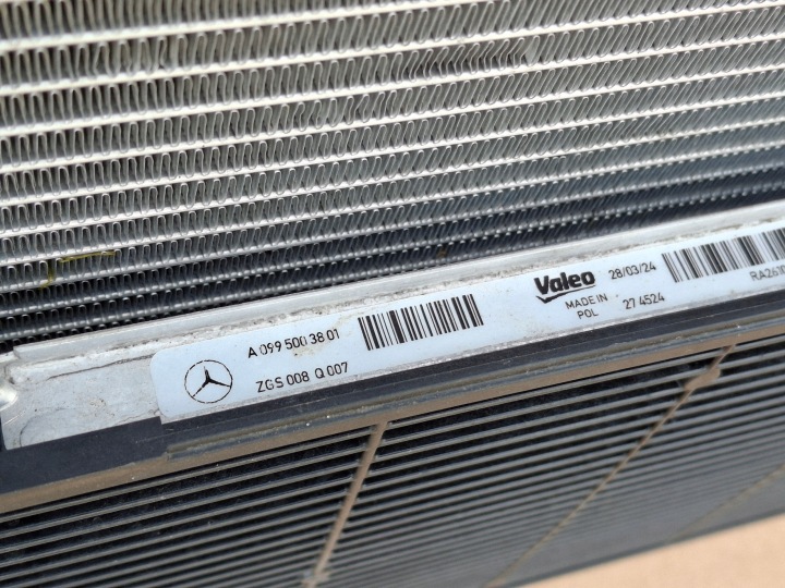 фото №16, Mercedes w254 w206 w214 w223 комплект радіатор вентилятор