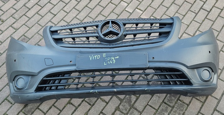 фото №11, Mercedes vito w447 14-19 бампер переднее перед