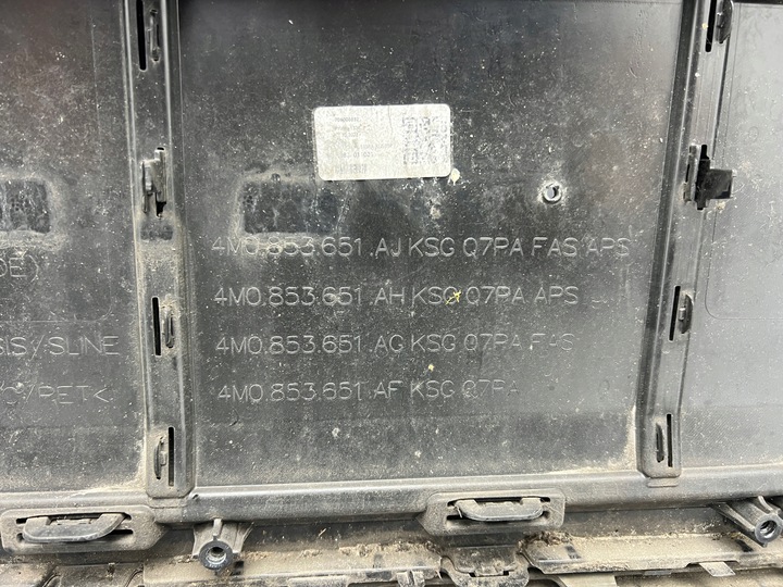 фото №11, Audi q7 ii 4m0 рестайлінг s-line бампер переднє перед pdc pod омивачі решітка 19-