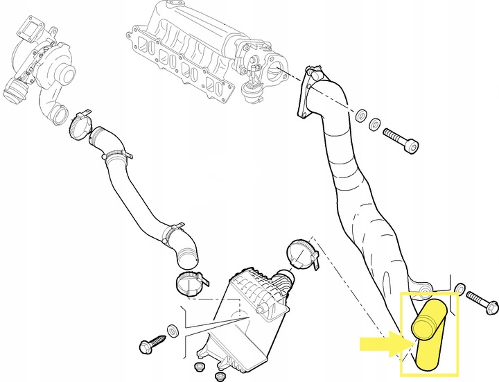 фото №3, Шланг turbo інтеркулер fiat stilo 1.9 jtd