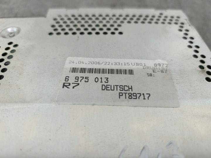 фото №8, Магнітола заводські bmw 1 e87 6975013 ra697501302g cd73 bmw alpine