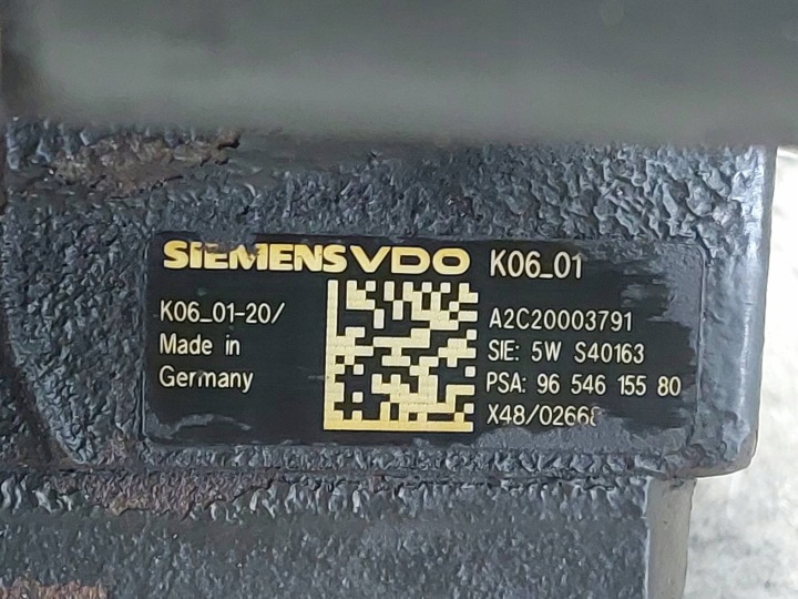 фото №9, Насос паливна рейка  форсунки volvo v50 i s40 ii 2.0 d 9654615580 9647247280