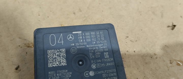 фото №8, Радар датчик датчик бампера зад mercedes e класс w214 a0009003344