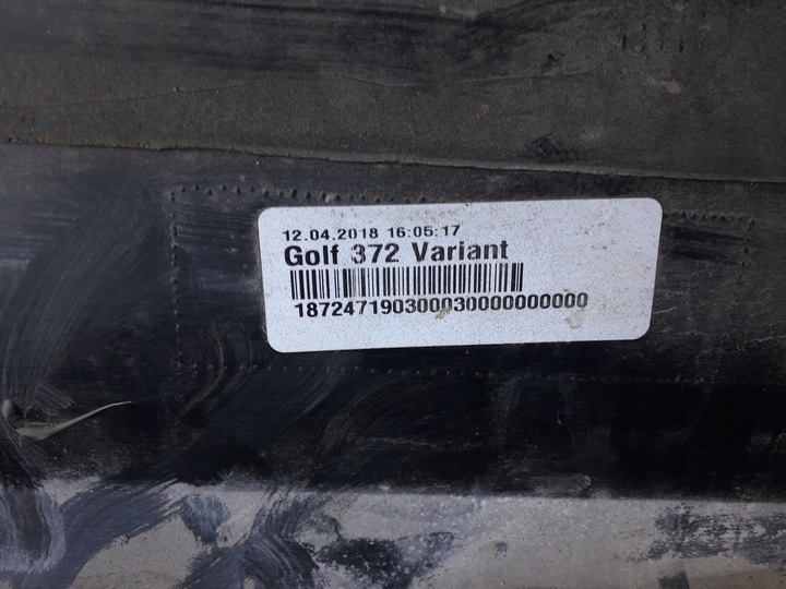 фото №12, Vw golf 7 vii универсал вариант 12- бампер задний 5g9807421