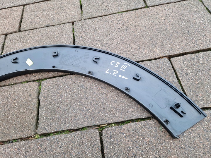 фото №9, Citroen c3 iii планка накладка крила лівий перед 9812088680 2016