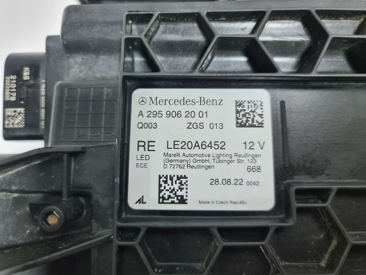 фото №14, Mercedes eqe 295 a295 digital повний led праві лампа права перед a2959062002