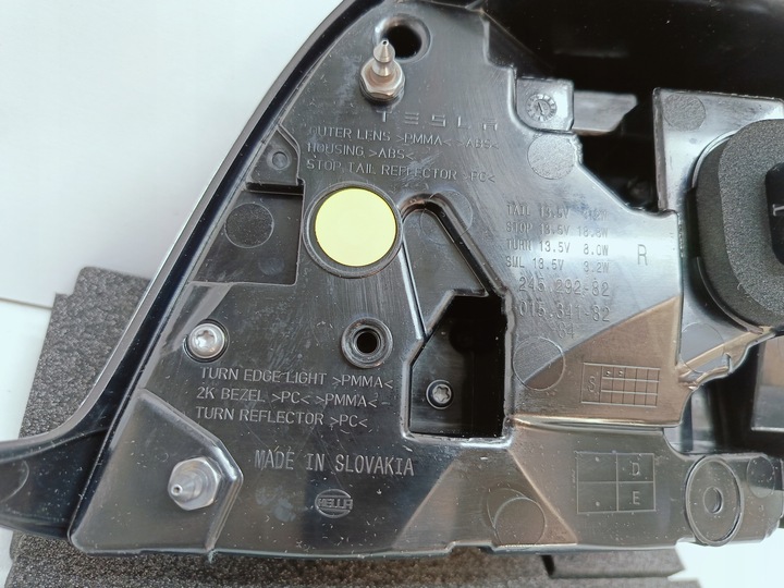 фото №9, Tesla 3 рестайлінг y 20- лампа фара світло праві зад led нова 1502087-00-d