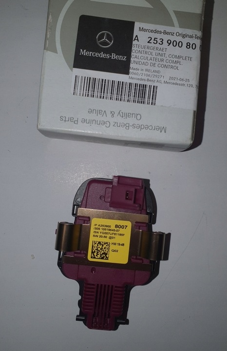 фото №1, Датчик датчик дождя 2539008007 mercedes glc w253