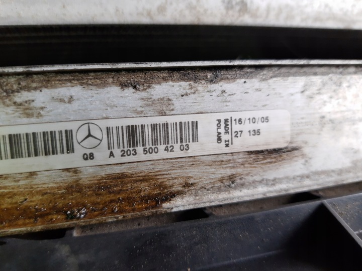 фото №5, Mercedes slk r171 радиатор основний  кондиционера a2035004203 a2035003903