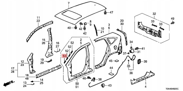 фото №10, Суппорт b, передняя стекло, сторона передняя honda accord oem номер 91571-ta0-305