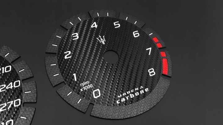 фото №13, Maserati ghilbi диски спідометра kmh modena carbone