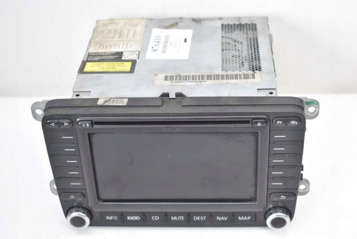 фото №3, Радіо радіопрогравач cd навігація 1k0035198b vw passat b6 05-10