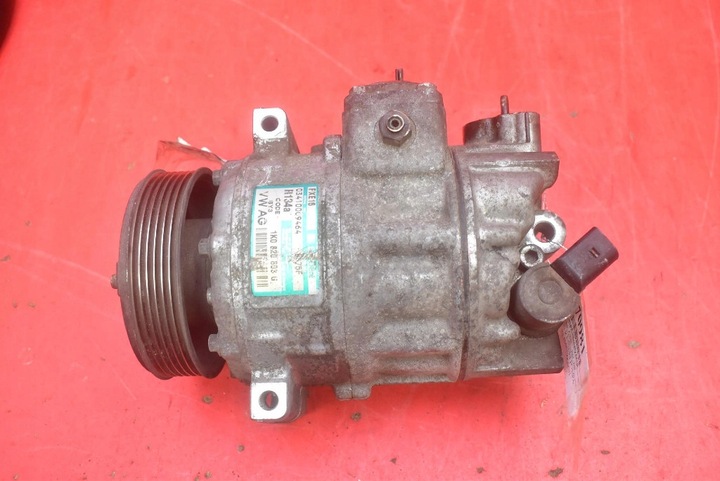 фото №6, Компрессор насос кондиционера 1k0820803g seat altea 1.9 tdi 105 km 04-09